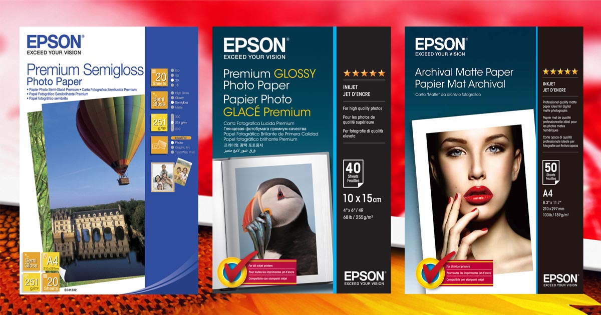 Epson fotopapiri u listovima – profesionalni ispis kod kuće i u studiju