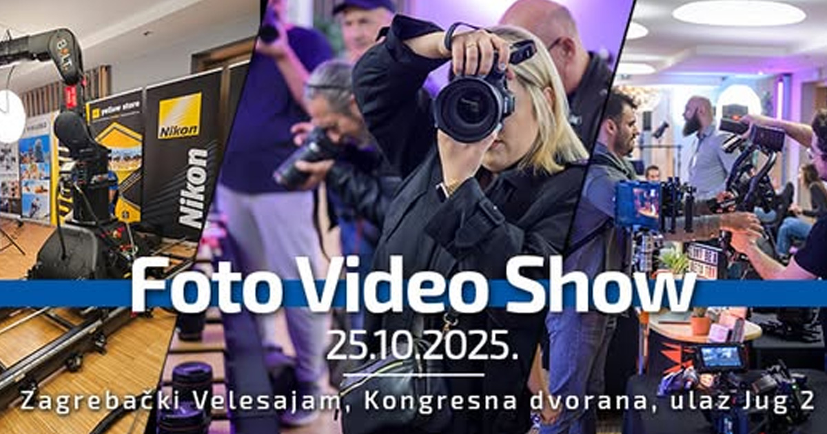 Dođite na Foto Video Show 2025 u Zagrebu – 25. listopada!
