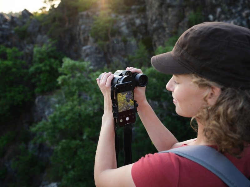 Nature photography with mobile phone